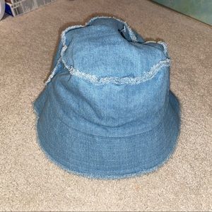 denim bucket hat
